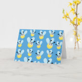 Bijen Kaart (Gele Bloem)