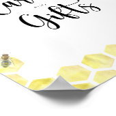 Bijen - Kaarten en geschenken Poster (Hoek)