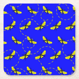 Bijen Kartonnen Onderzetters