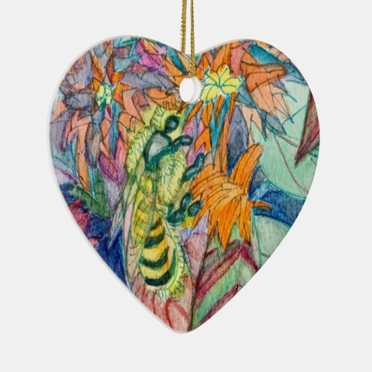 Bijen Keramisch Ornament (Rechts)