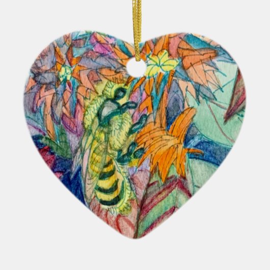 Bijen Keramisch Ornament (Voorkant)