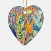 Bijen Keramisch Ornament (Links)