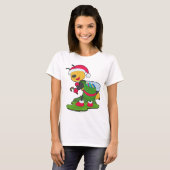 Bijen Kerstpakketten T-shirt (Voorkant volledig)