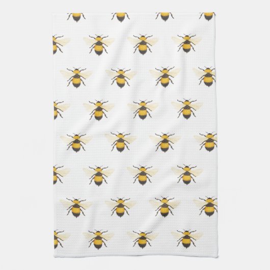 Bijen keukenhanddoeken (Verticaal)