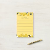 Bijen Kind Cute Beehive Post-it® Notes (Op bureau)
