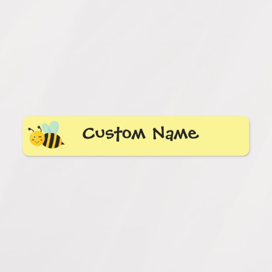 Bijen Kinder waterdichte naam label schoolbenodigd (Design 1)