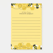 Bijen Kinderen Cute Bijenkorf Post-it® Notes (Voorkant)