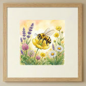 Bijen Kleine Insecten Kinderkamer Poster