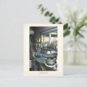 Bijen Knees Cafe Briefkaart (Staand voorkant)