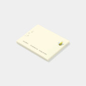 Bijen koelen met aangepaste tekst post-it® notes (Schuin)