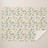 Bijen Ladybugs en Butterflies Sherpa Deken (Voorkant (horizontaal))