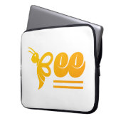 Bijen Laptop Sleeve (Voorkant Links)