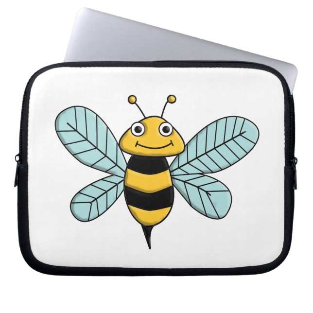 Bijen Laptop Sleeve (Voorkant)