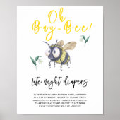 Bijen - Late nacht luiers Poster (Voorkant)