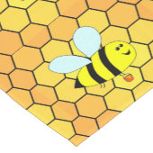 Bijen lente ontwerp korte tafelloper (Hoek)