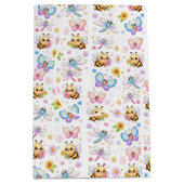 Bijen, Libellen en Vlinders Kawaii Kunst Medium Cadeauzakje (Voorkant)