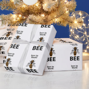 Bijen Liefde Om Bij Te Werken Cadeaupapier