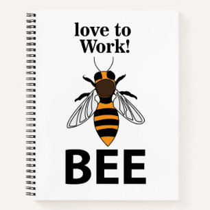 Bijen Liefde Om Bij Te Werken Notitieboek