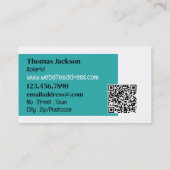 Bijen Logo - imker, honingboer Visitekaartje (Achterkant)