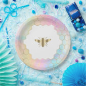 bijen logo papieren bordje (Feest)