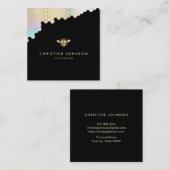 bijen logo vierkante visitekaartje (Voorkant / Achterkant)