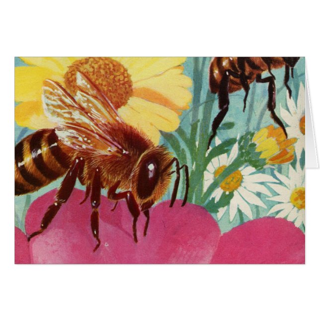 bijen maken honing (Voorkant Horizontaal)