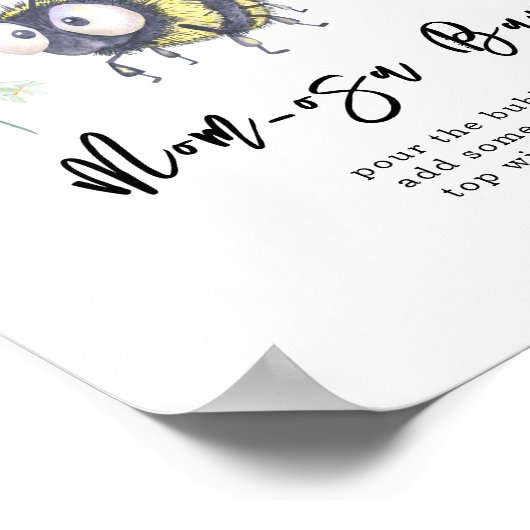 Bijen - mam-osa bar poster (Hoek)