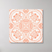 Bijen Mandala Aangepaste kleuren aanpassen Canvas Afdruk (Voorkant)