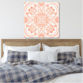 Bijen Mandala Aangepaste kleuren aanpassen Canvas Afdruk (Insitu (Slaapkamer))