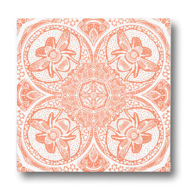 Bijen Mandala Aangepaste kleuren aanpassen Canvas Afdruk