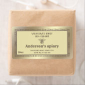  bijen met bijenhonig etiket (Insitu)