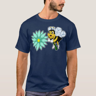 Bijen met bloem 2 t-shirt