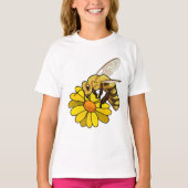 Bijen met bloesem t-shirt (Voorkant)