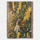 Bijen met de paardenbloemen deken (Voorkant Verticaal)