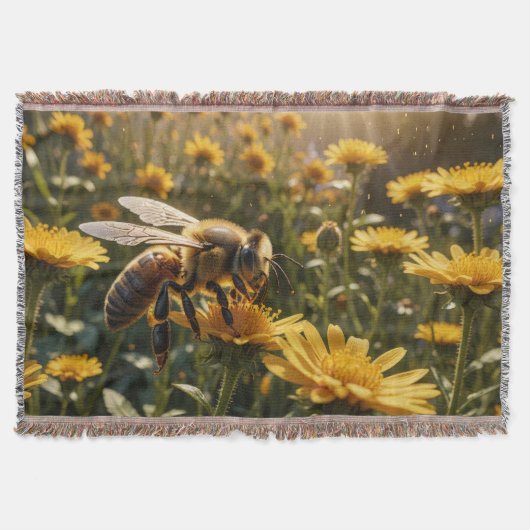 Bijen met de paardenbloemen deken (Voorkant)