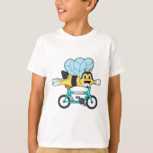 Bijen met fiets t-shirt (Voorkant)
