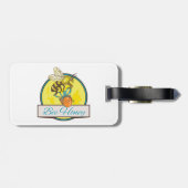 Bijen met Honey Jar imker Bagagelabel (Achterkant horizontaal)