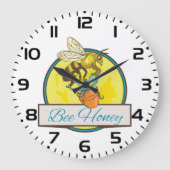 Bijen met Honey Jar imker Grote Klok (Voorkant)