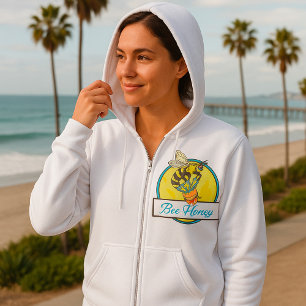 Bijen met Honey Jar  imker Hoodie