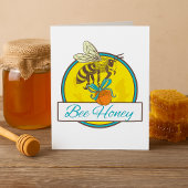 Bijen met Honey Jar imker Kaart
