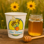 Bijen met Honey Jar  imker Papieren Bekers