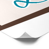 Bijen met Honey Jar  imker Poster (Hoek)