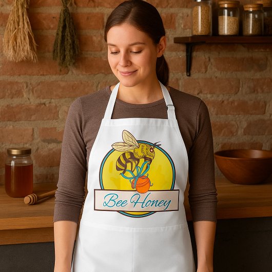 Bijen met Honey Jar imker Standaard Schort