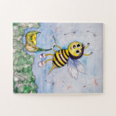 Bijen met honing legpuzzel (Horizontaal)