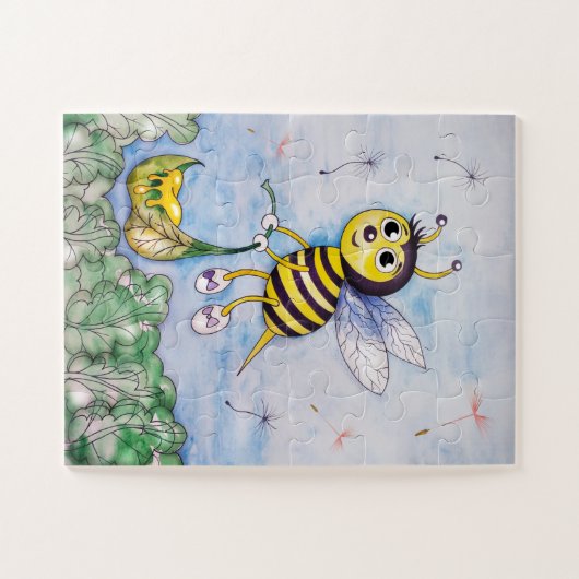 Bijen met honing legpuzzel (Horizontaal)