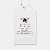 Bijen met kroonbijenstal of Boerderij Cadeaulabel (Achterkant)