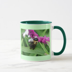 Bijen met Mok Velvet Flowers #4