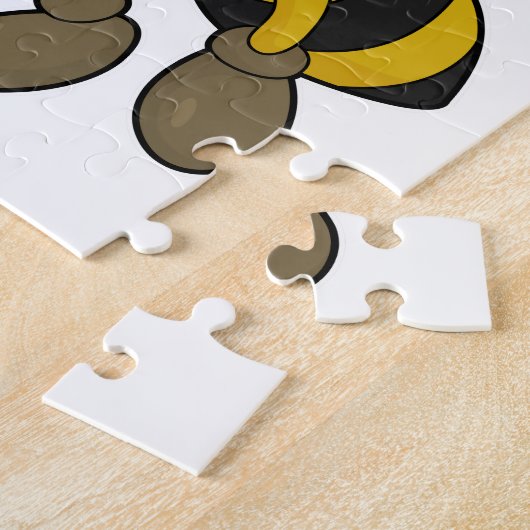 Bijen met ventilator legpuzzel (Zijkant)