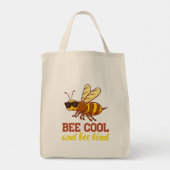 Bijen met zonnebril gezegde Bee Cool Tote Bag (Achterkant)