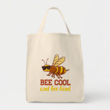 Bijen met zonnebril gezegde Bee Cool